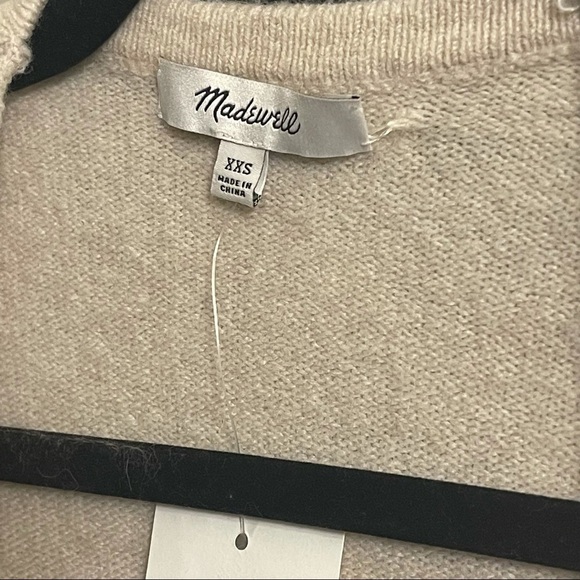 Madewell Stripe Wool Blend Open Cardigan Sweater - Picture 12 of 13